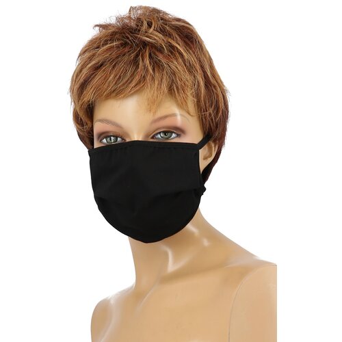 Passion Face Mask Cotton Cover 26 Black Slike