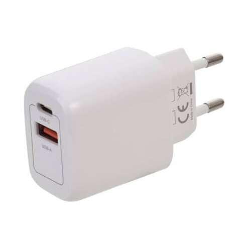 TEKMEE Punjač 12W 2X port Type-C+USB bijeli Slike