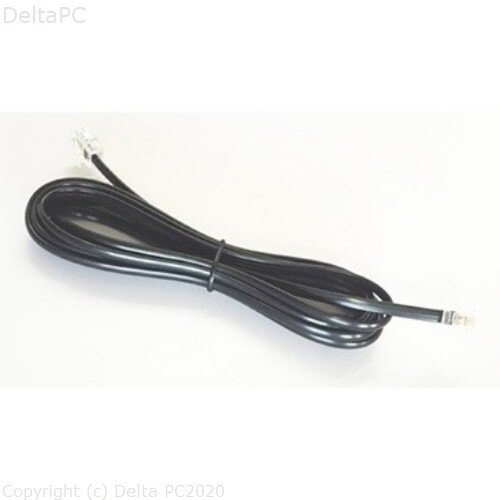 Telefonski kabl 7,5m sa kon.RJ-11, TC6P4C-7.5M-BK, black, GEMBIRD Cijene
