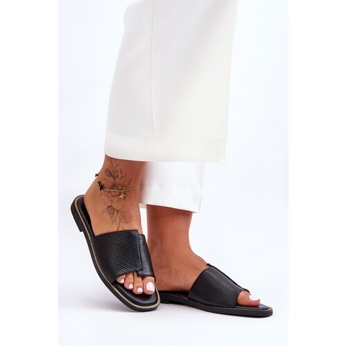 Kesi Women's leather flaps black harmony Slike