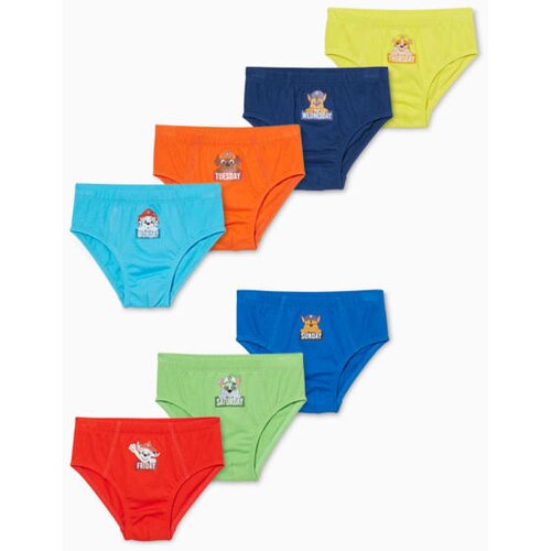 CA gaćice za dečake Paw Patrol, Slip, 7 komada, Vi&amp;scaron;ebojne Slike