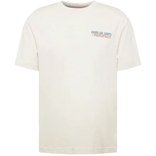 Protest Tehnička sportska majica 'TUDRI' boja pijeska / pijesak / plava / prljavo bijela