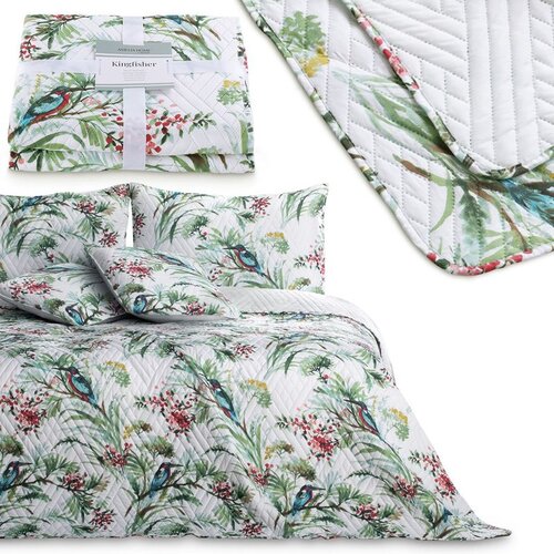 AmeliaHome Prekrivač Kingfisher 200x220 cm, bijela Cijene