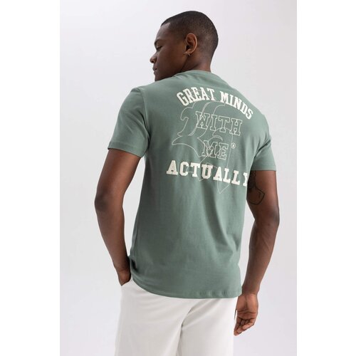 Defacto Regular Fit Crew Neck Printed T-Shirt Slike