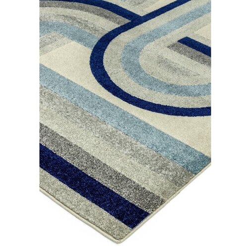 Asiatic Carpets Pra&amp;scaron;no modra preproga 200x290 cm Nova Retro Blue &amp;ndash; Slike