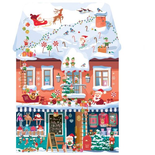  PUZZLE 200 KOM BOŽIČ &amp;quot;IGRAČA TRGOVINA&amp;quot; INTERDRUK Slike