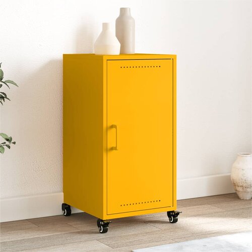 vidaXL Komoda boja senfa 36x39x72 cm hladno valjanog čelika Cijene