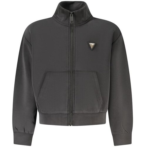 Guess Jeans ženski zip-up sweatshirt za djevojčice, crni Cijene
