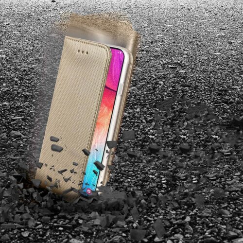  Magnetna preklopna torbica samsung galaxy S23 5G - zlata Slike