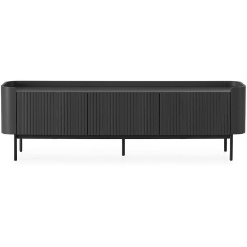 MOME Crna TV komoda 180x55x40 cm Willa – Cijene