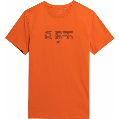 4f T-SHIRT Muška majica, narančasta, veličina