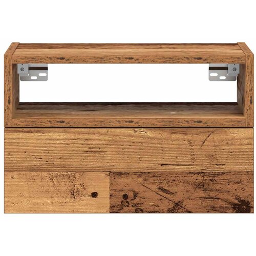  Zidni noćni ormarić staro drvo 45x26x28,5 cm Slike