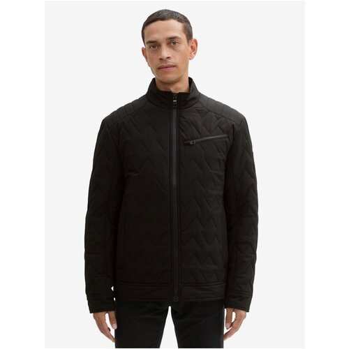 Tom Tailor Black men's quilted jacket - Men's Cene