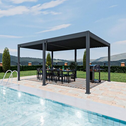 Gardenson Pergola Superior, Antracit, 3,6x5,3m Slike