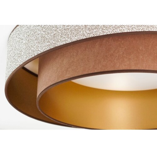  Brilagi - LED prigu&amp;scaron;iva svetiljka VEGAS SHINE LED/24W/230V prečnik 60 cm braon + daljinski upravljač Slike
