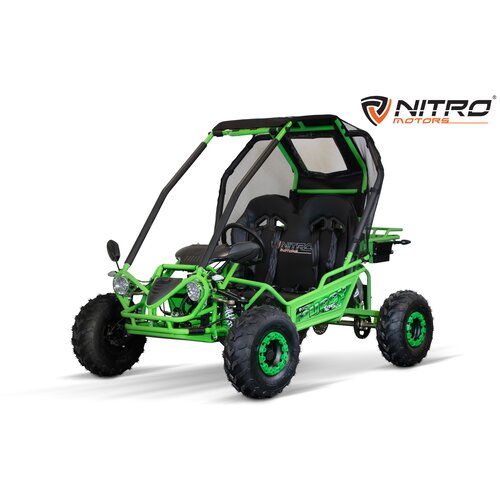 Nitro Motors Otro&amp;scaron;ki gokart 125 ccm midi buggy RG7-A Hunt 7 zelena Slike
