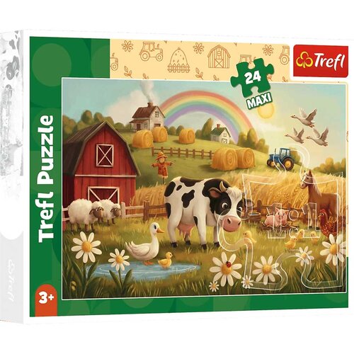 Trefl Živali na kmetiji 24-delni Maxi puzzle - Cene