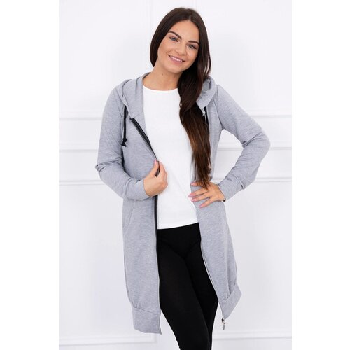 Kesi Hoodie with gray melange Slike