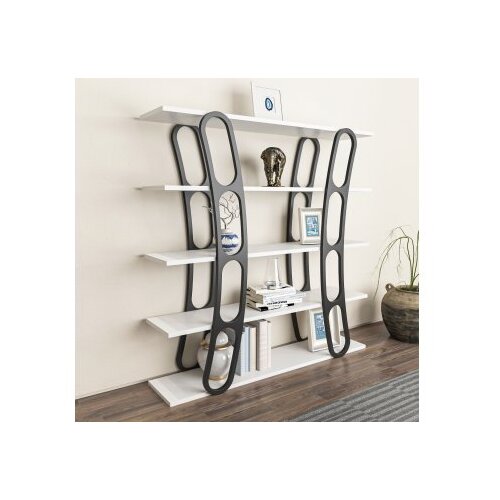 Hanah home polica za knjige adar white black Cene