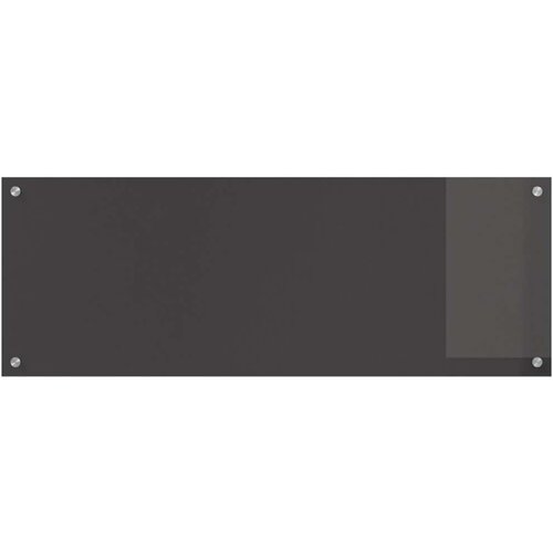 vidaXL Kuhinjski Backsplash Tamno sivi Staklo 110 x 40 cm Izdržljivo Cijene