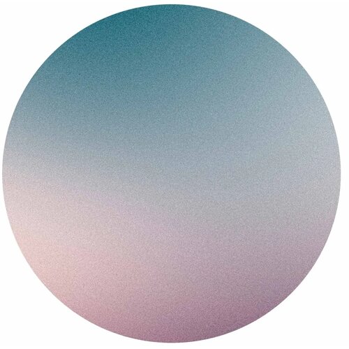  Okrugla fototapeta - Nostalgic gradient &amp;ndash; gradient composition in muted colours 230x230 Slike