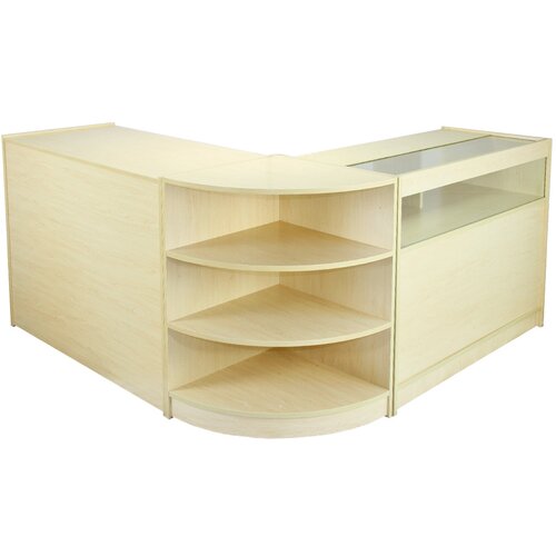 Monster Set prodajnih pultov in maloprodajnih vitrin Zenith Maple, (21571232) Slike
