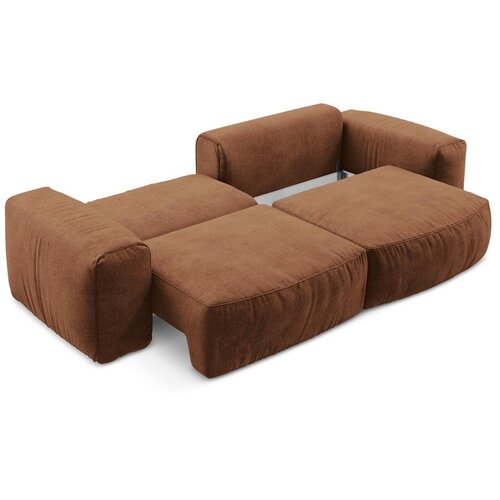 Makamii Sklopiva sofa od &amp;scaron;enila boja terakote 275 cm Kuki &amp;ndash; Slike