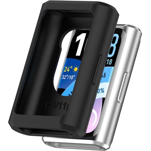 INF Silikonski za&scaron;čitni ovitek združljiv z Huawei Band 11 Pro - mehak, prijazen do kože, odporen proti udarcem in praskam Črna, (5000264067) Cene
