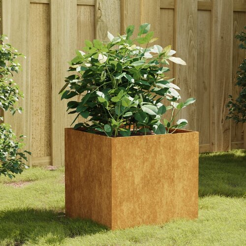 vidaXL Cvetlično korito 40x41x40 cm corten jeklo Cene