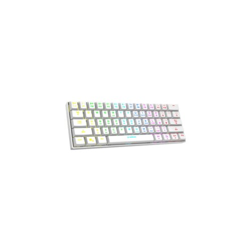  Tastatura gaming RAMPAGE KB-RX63 B-ATOM White Bluetooth RGB Backlight RED SWITCH US Layout 63 Mini Cijene