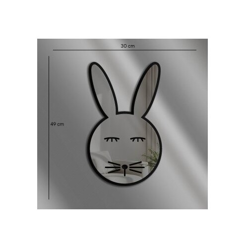 Wallxpert Ogledalo Ozgl520, 30x49 cm, Sivo Slike