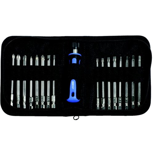 Ks Tools izvijač z ročajem + 17 nastavkov hitra zamenjava, (20987023) Slike