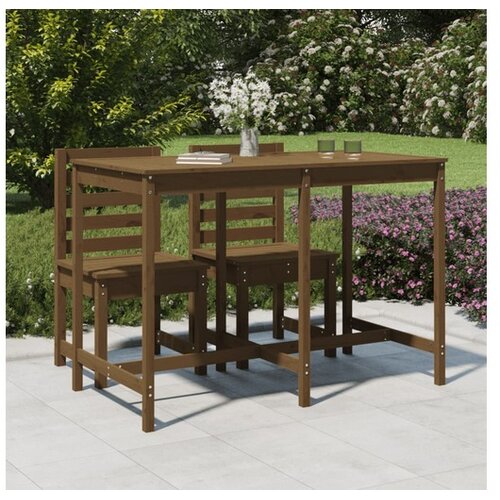  Vrtni stol boja meda 159 5 x 82 5 x 110 cm od masivne borovine Cijene