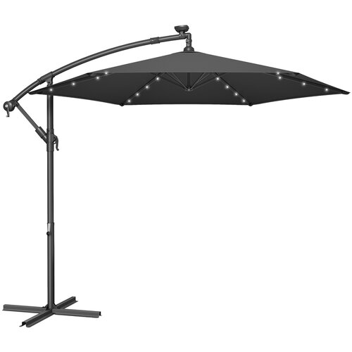 Songmics Senčnik za teraso 300x260 cm Siva, (5000275684) Slike