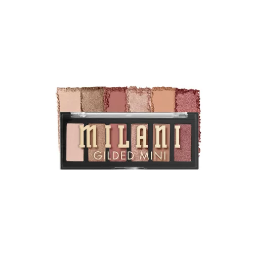 Milani mini paleta senčil - Gilded Mini Eyeshadow Palette - 120 It's All Rose