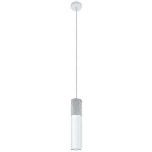 Sollux SL.0647 - visilica na sajli BORGIO 1xGU10/40W/230V beton/metal bela Cene