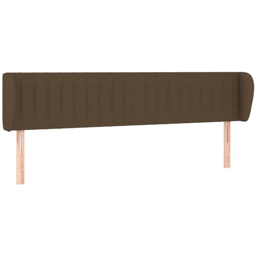 Maison Chic vzglavna omarica - nočna omarica - posteljna omarica z u&amp;scaron;esi temno rjavo 183x23x78/88 cm blago, (21708284) Slike