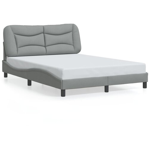  Okvir kreveta s LED-om bez madraca Hvar 140 x 190 cm od tkanine Slike