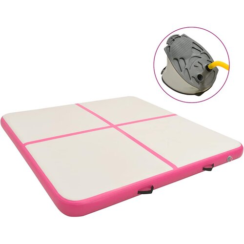  Strunjača na napuhavanje s crpkom 200 x 200 x 15 cm PVC roza Cijene