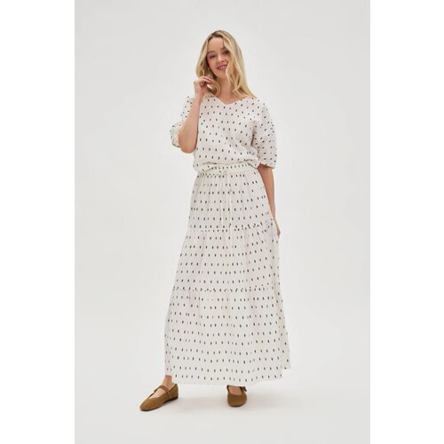 Marisse Cotton Maxi Skirt White Cijene