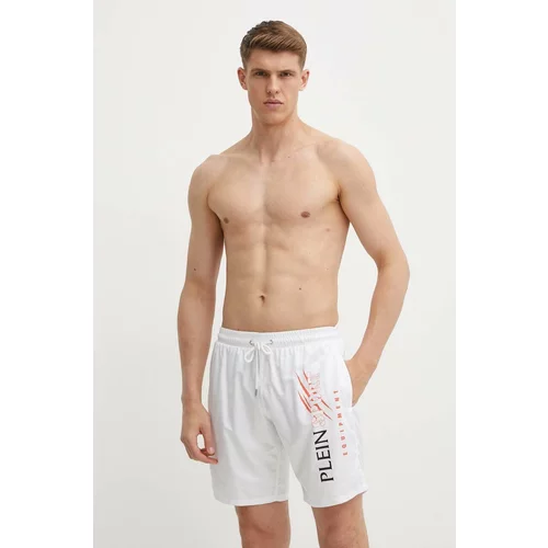 Plein Sport Kratke hlače za kupanje boja: bijela