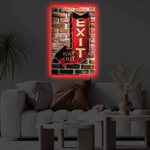 Wallity Zidna slika sa LED osvjetljenjem 4570KTLGDACT - 012, 45x70 cm Cijene