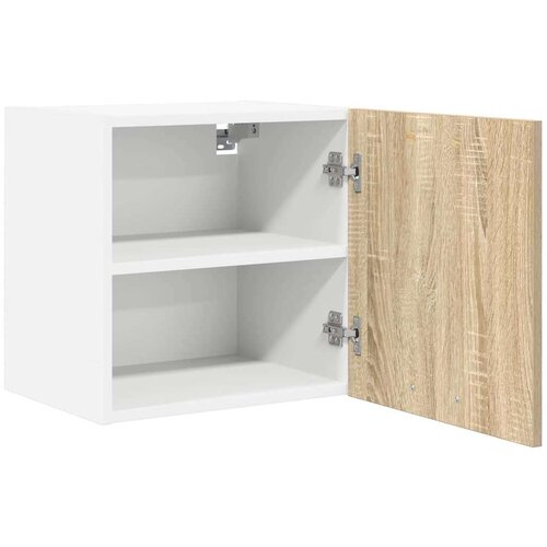 VidaXL viseći ormarić riga 2 pcs sonoma hrast i bijela 40 x 31 x 40 cm Slike