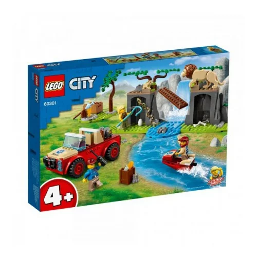 Lego City terenski avto za reševanje divjih živali 60301