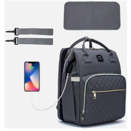 Bbo TORBA ZA MAME (BT023) SPORT MAMA BAG - GREY Cene