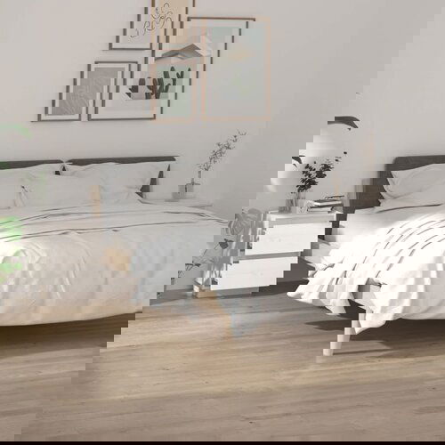 vidaXL noćni ormarići 2 kom bijeli 40 x 35 x 50 cm od masivne borovine Cijene