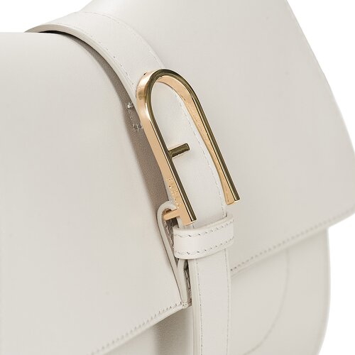 Furla Torbice za na ramo FLOW M TOP HANDLE Bela Slike