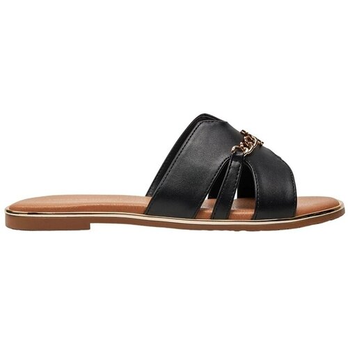 Tommy Hilfiger Natikači FLAT SLIDE Črna Cene