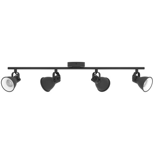Eglo Seras 2 reflektor/4, led, gu10, 4x3,3w, 4x240lm, crna/čelik Slike