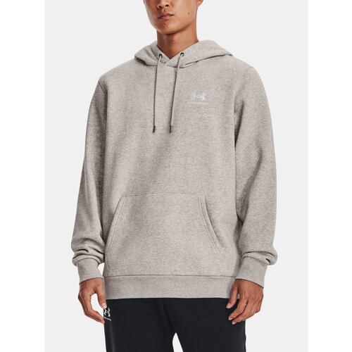 Under Armour Sweatshirt UA Essential Fleece Hoodie-GRY - Mens Slike